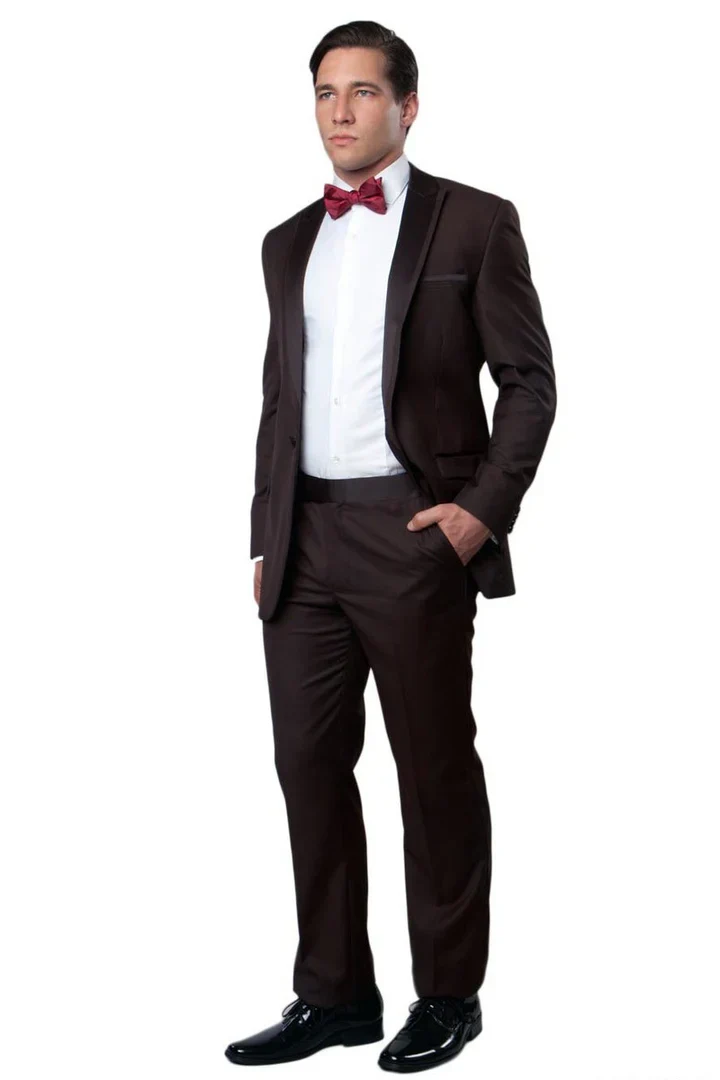 2 Button Trim Cowboy Tuxedo in Grey - Image 7