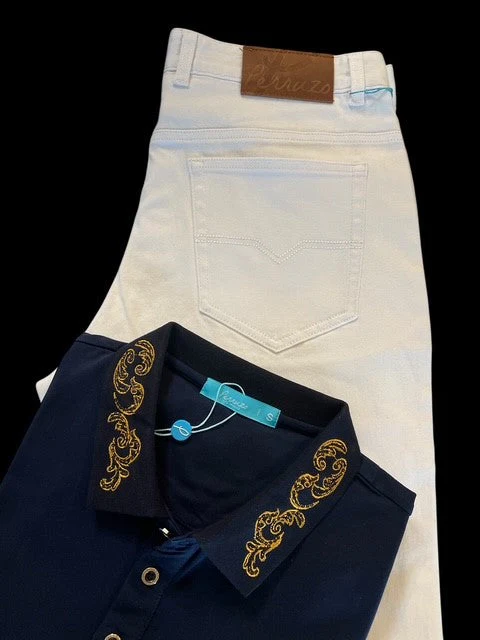 Skinny fit jeans, Snow White - Image 3