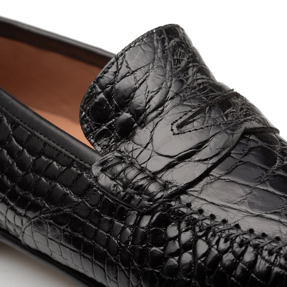 Mezlan Armano Crocodile Moccasin - Image 9
