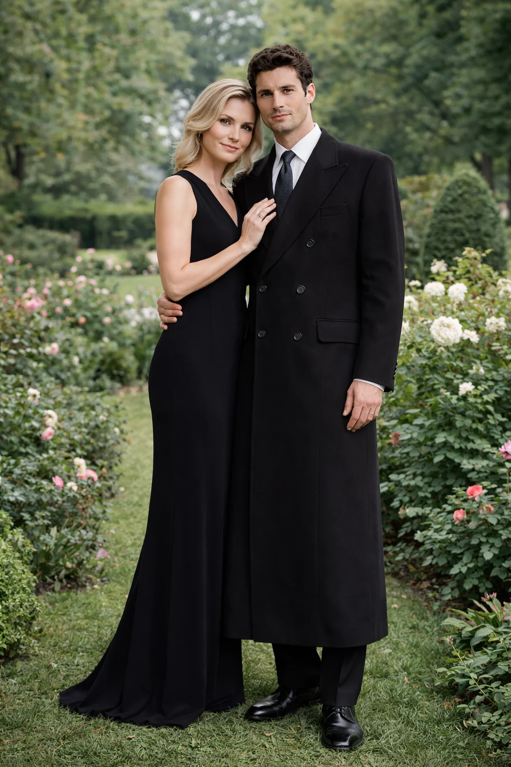 Authentic Fully Lined Double Breasted men's Wool Blend Dress Coat - Image 6