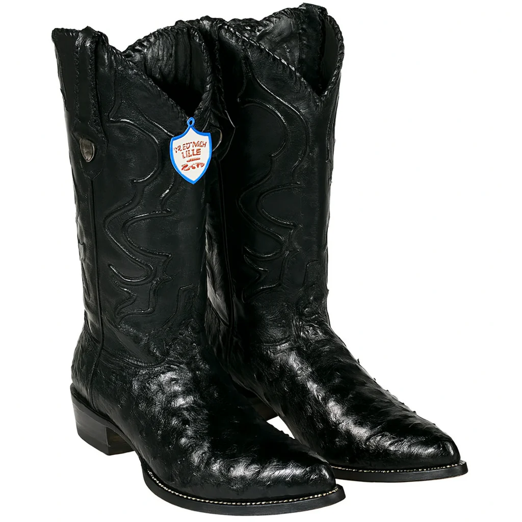 Botas de Avestruz Original Horma Puntal WW-29903 - Image 10