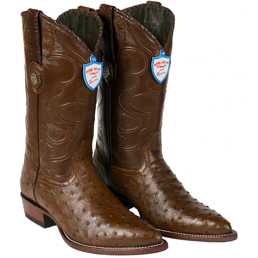 Botas de Avestruz Original Horma Puntal WW-29903 - Image 12