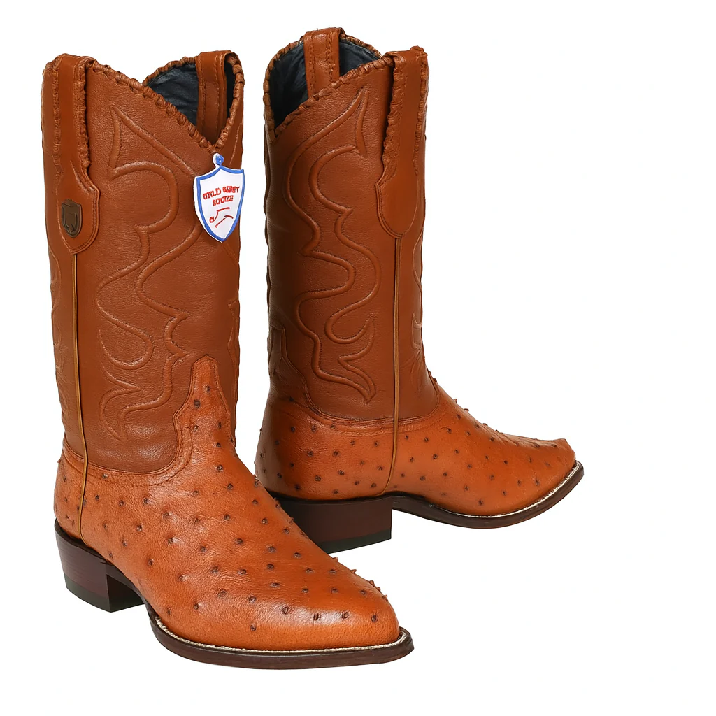 Botas de Avestruz Original Horma Puntal WW-29903 - Image 7