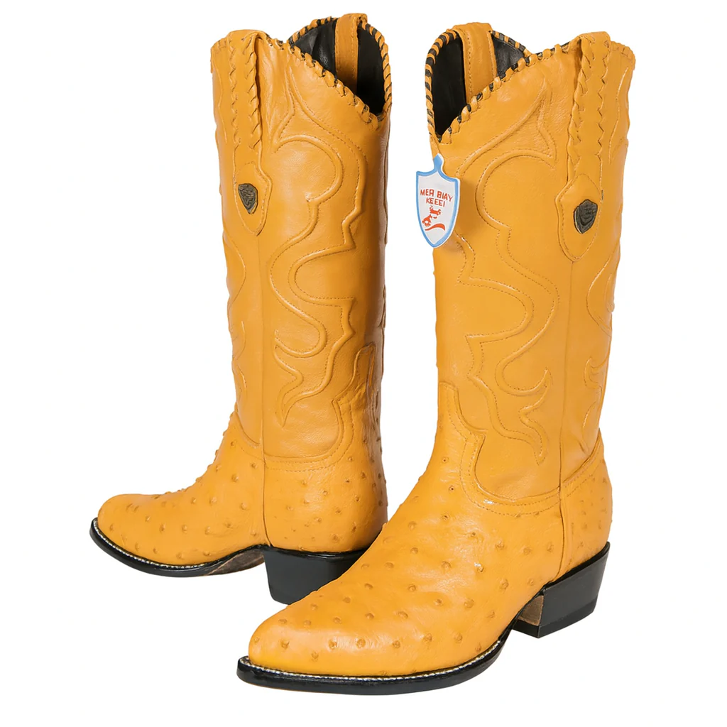 Botas de Avestruz Original Horma Puntal WW-29903 - Image 8