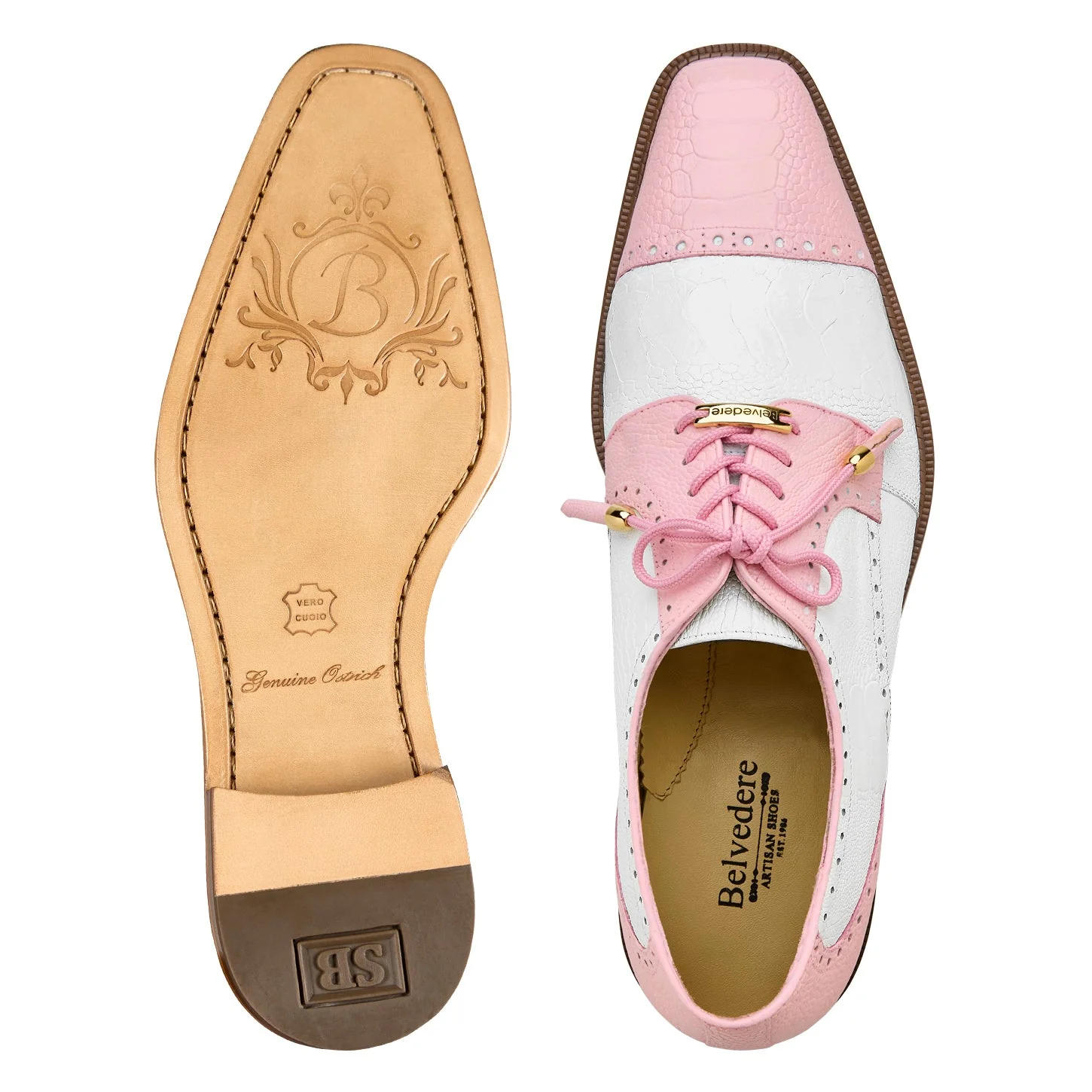 Belvedere Batta - Pink/White - Image 3