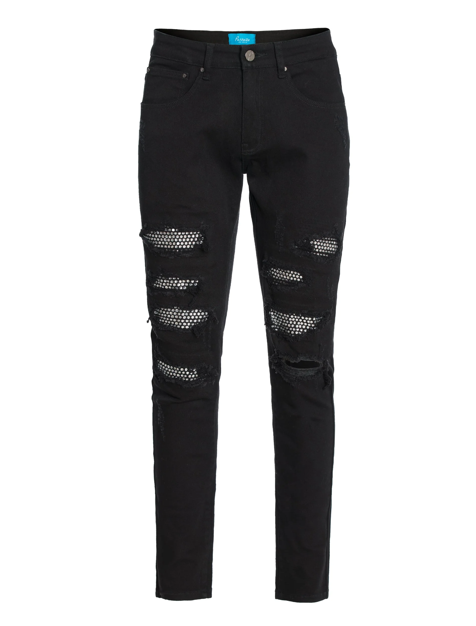 PX Denim Jean with Crystal Patchs