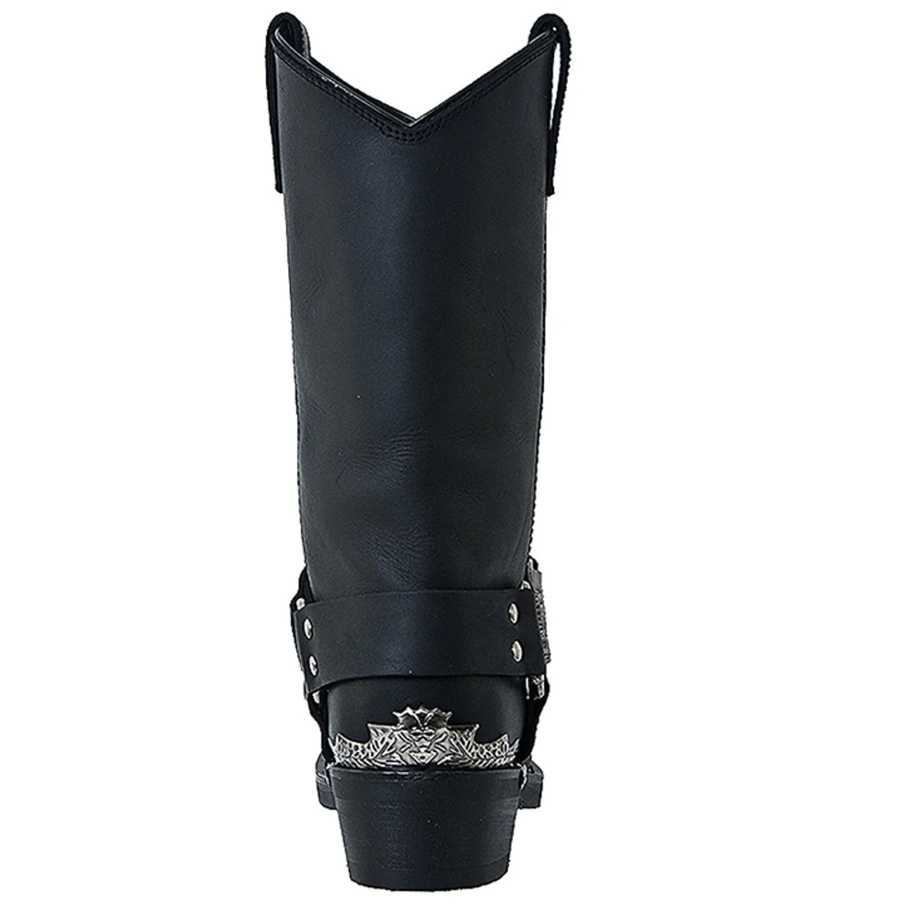 Dingo Black Leather Biker Boots - Image 2