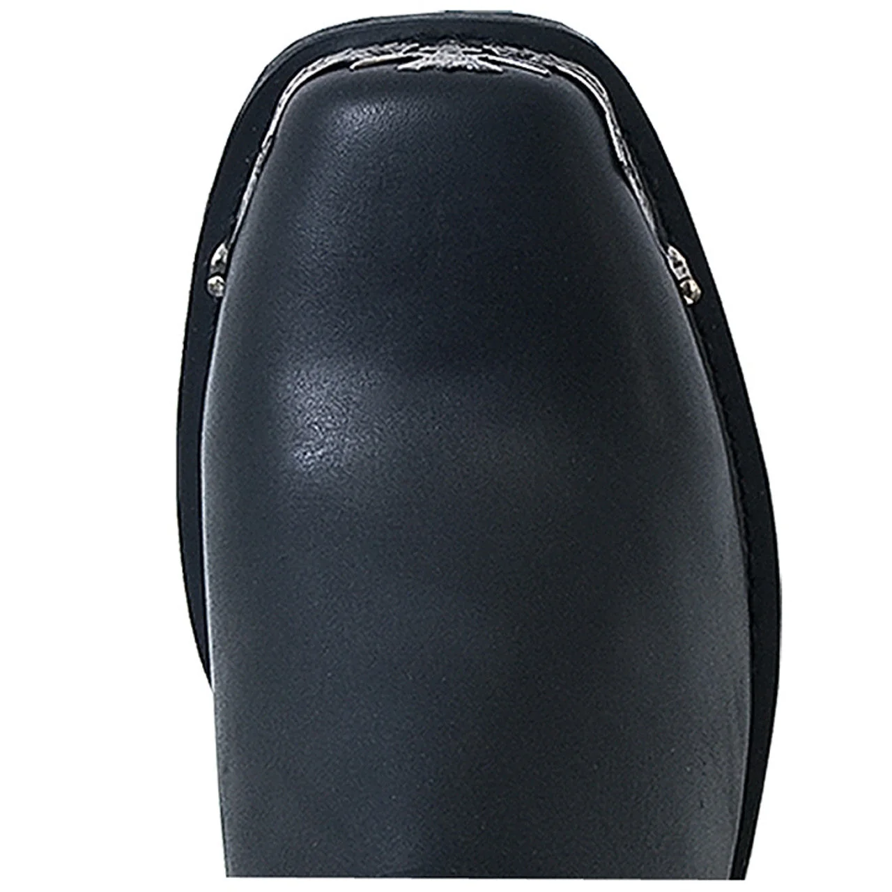 Dingo Black Leather Biker Boots - Image 6