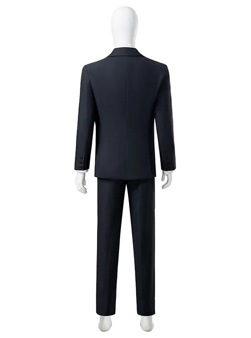 Black Suit Cosplay Costume for Men – Halloween Outfit Without Shoes - Image 4