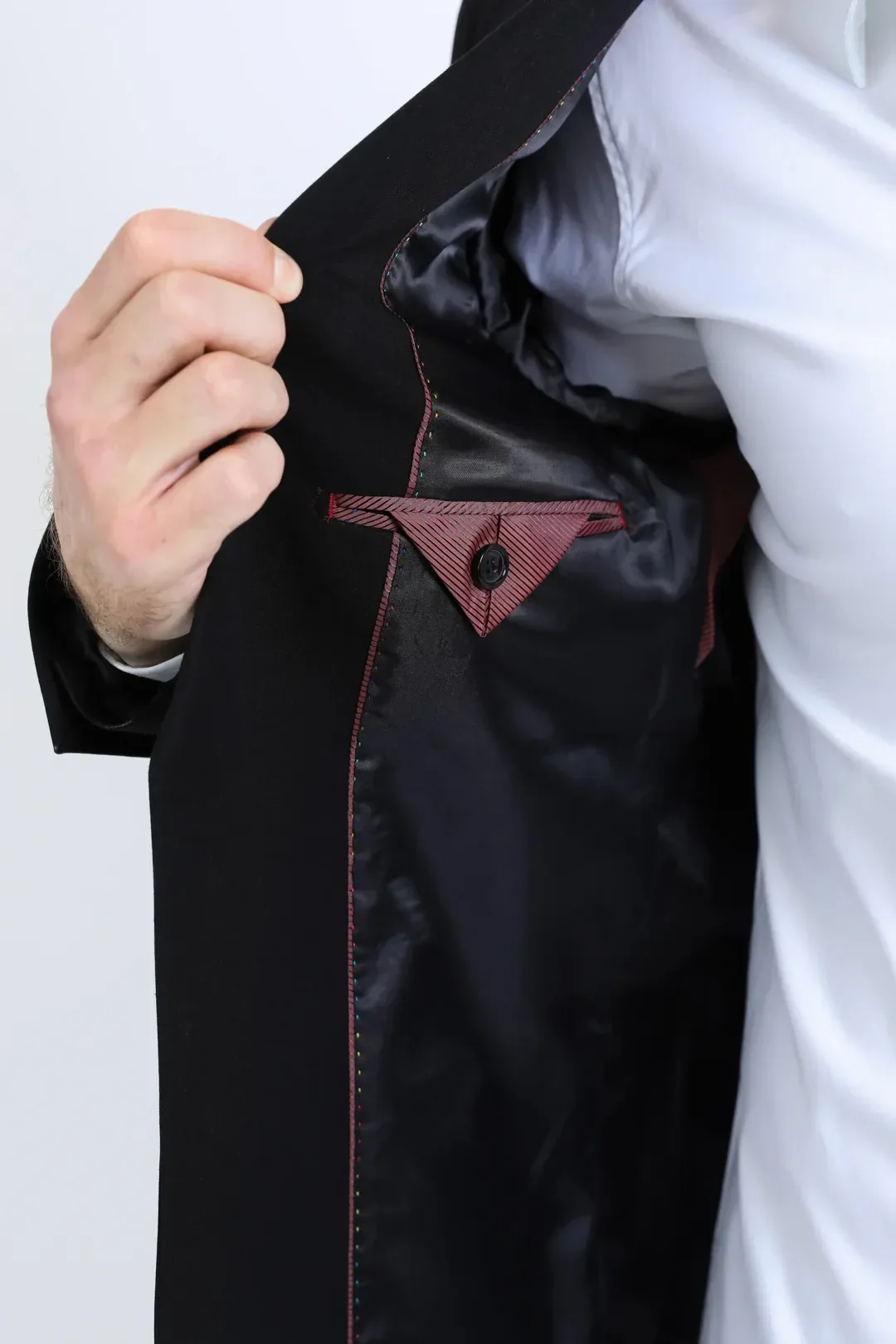 Black Western Sport Coat for Men by Platini – Bold Casual Blazer - Image 5