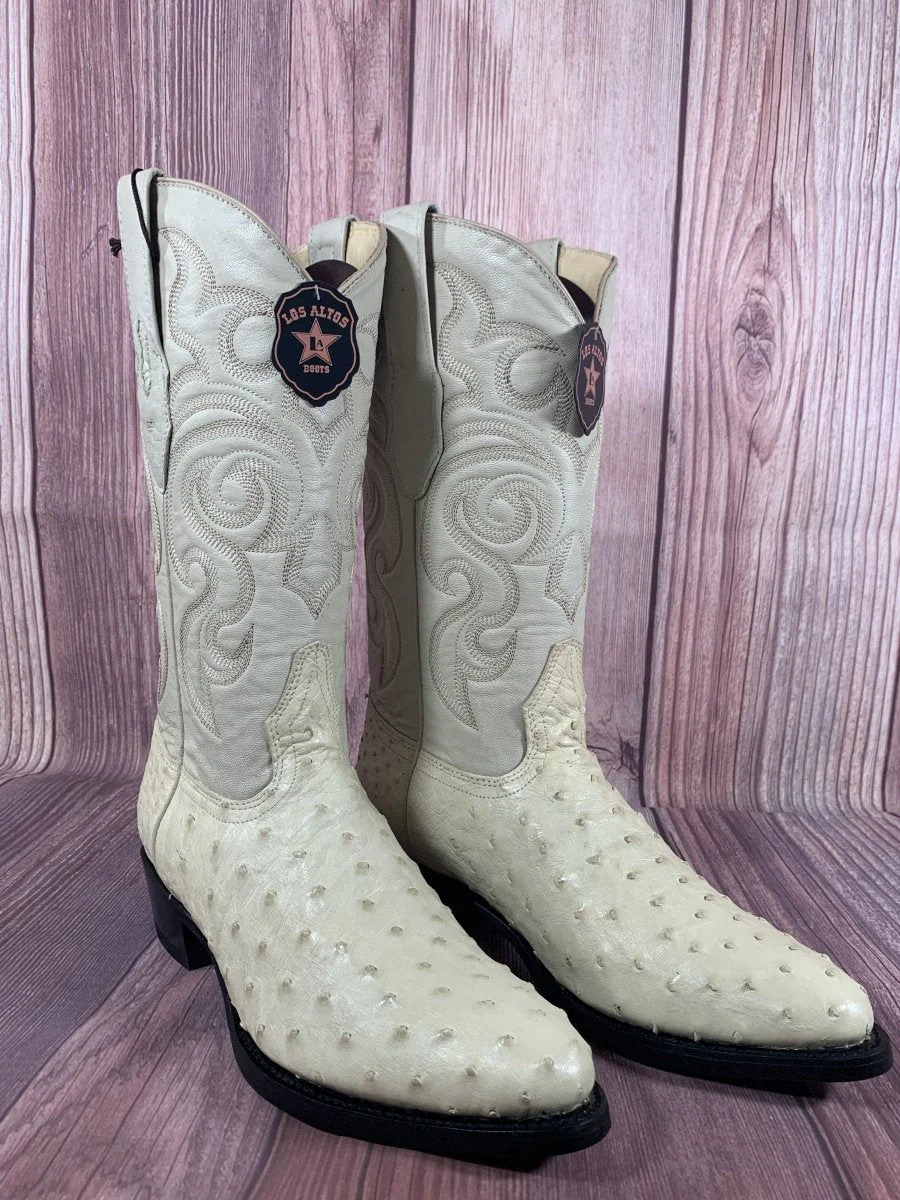 Botas de Avestruz Original Punta Oval LAB-650304 - Image 4