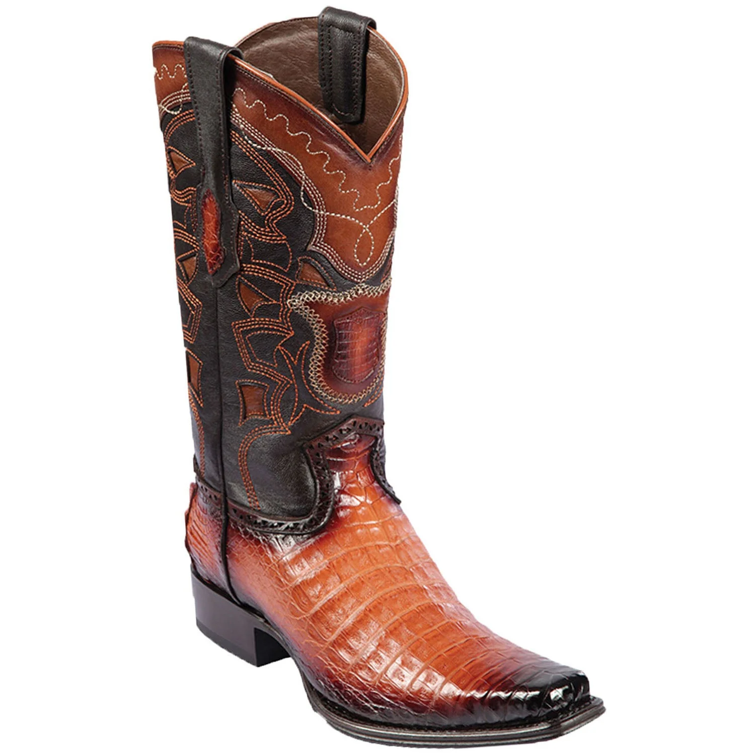 Botas de Cocodrilo Caiman Panza Horma Europea- Faded - Image 5