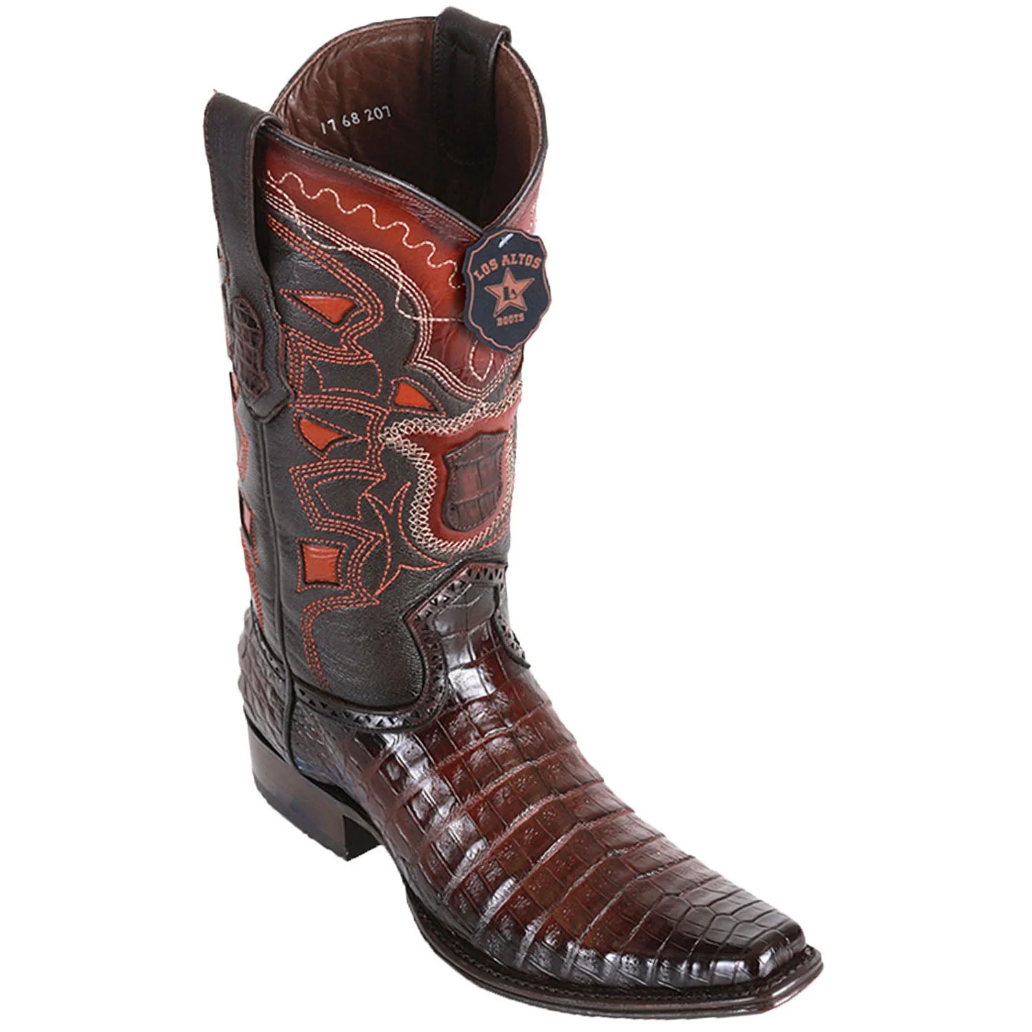 Botas de Cocodrilo Caiman Panza Horma Europea Cuadrada - Image 2