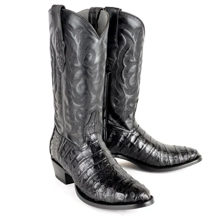 Botas de Cocodrilo Caiman Panza Horma Redonda LAB - Image 2