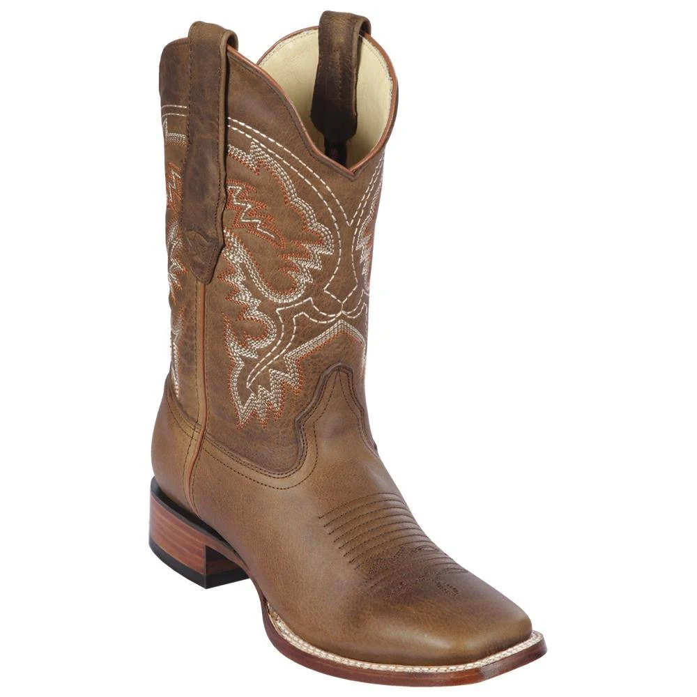 Botas  Cuadrada de Cuero Original Rage