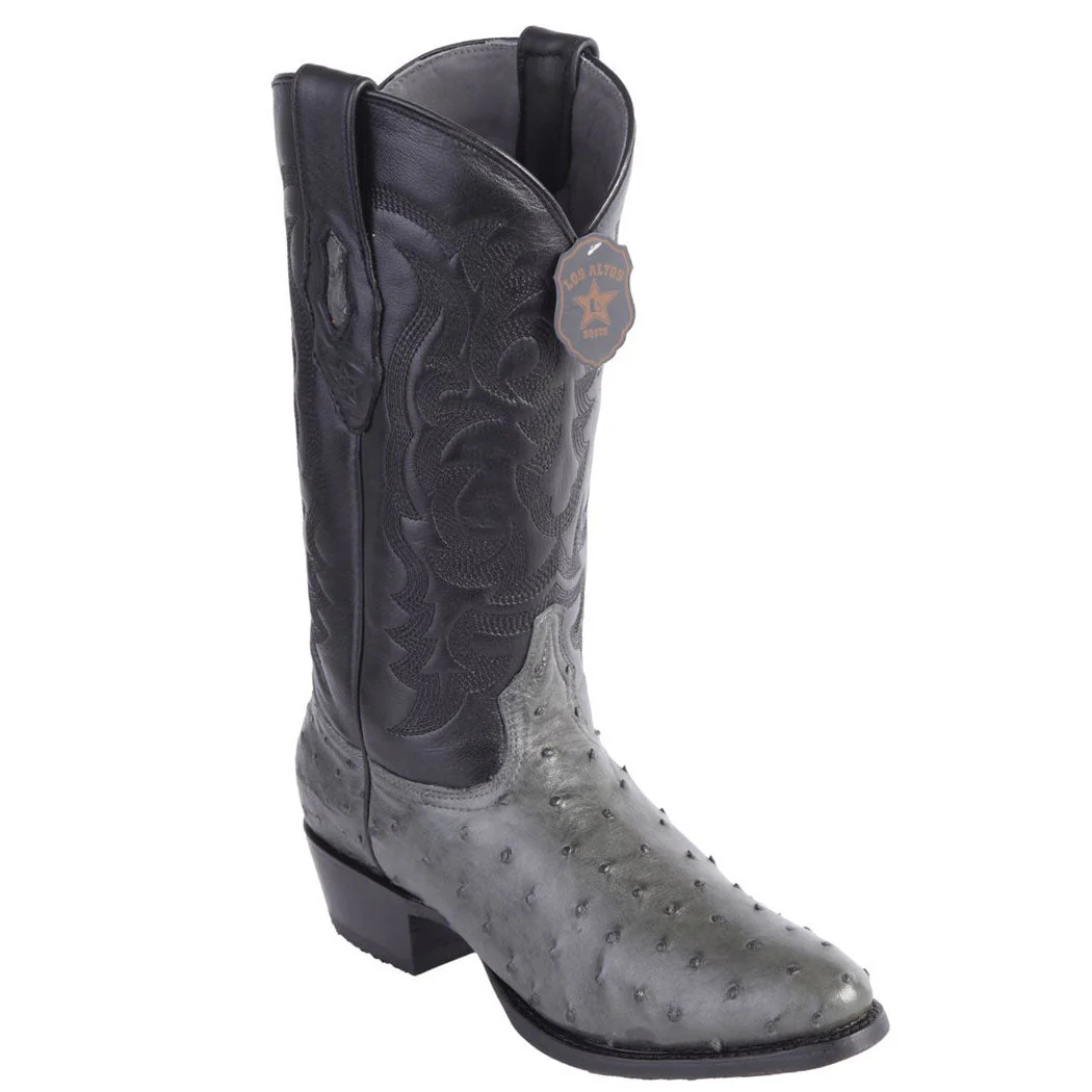 Botas de Avestruz Original Punta Redonda LAB-6503 - Image 6