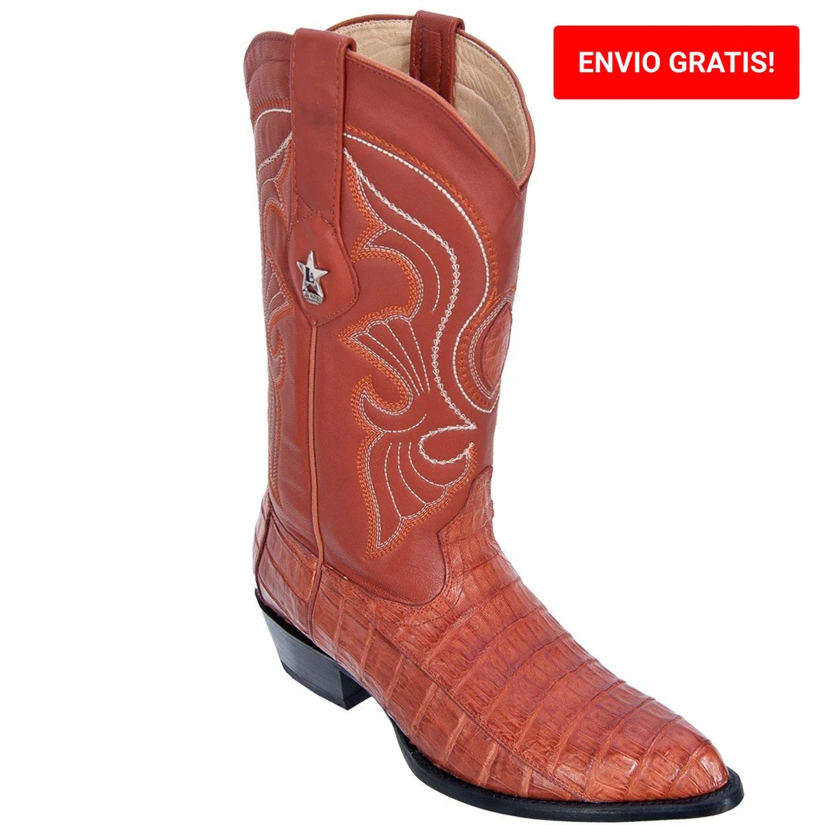 Botas de Cocodrilo Caiman Panza Horma Puntal LAB-998203