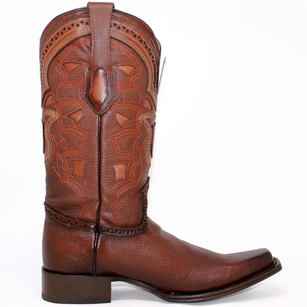 Botas de Cuero Original Punta Europea Color Cafe - Image 3