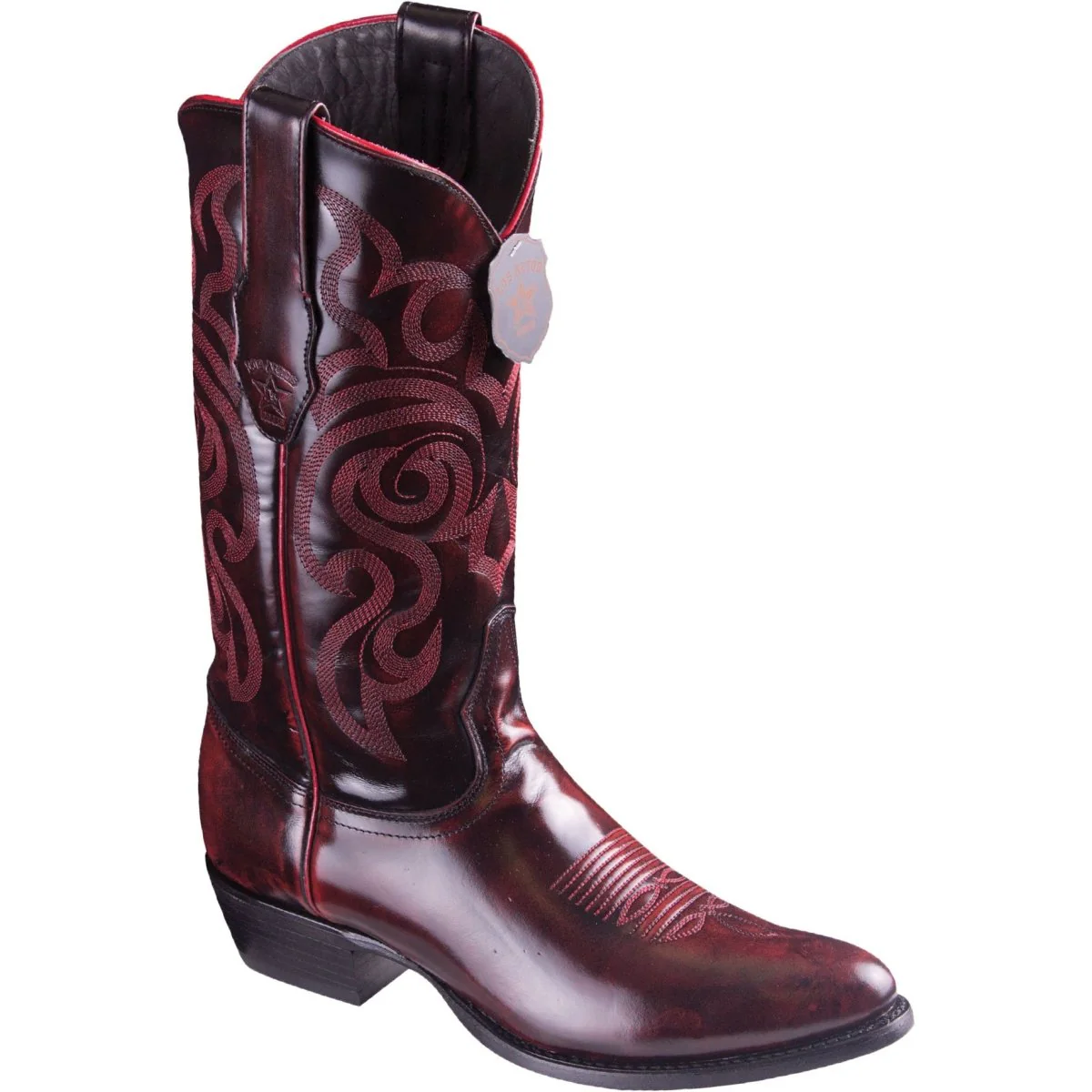 Botas de Cuero Vaquera con Acabado Camaleon LAB-654218