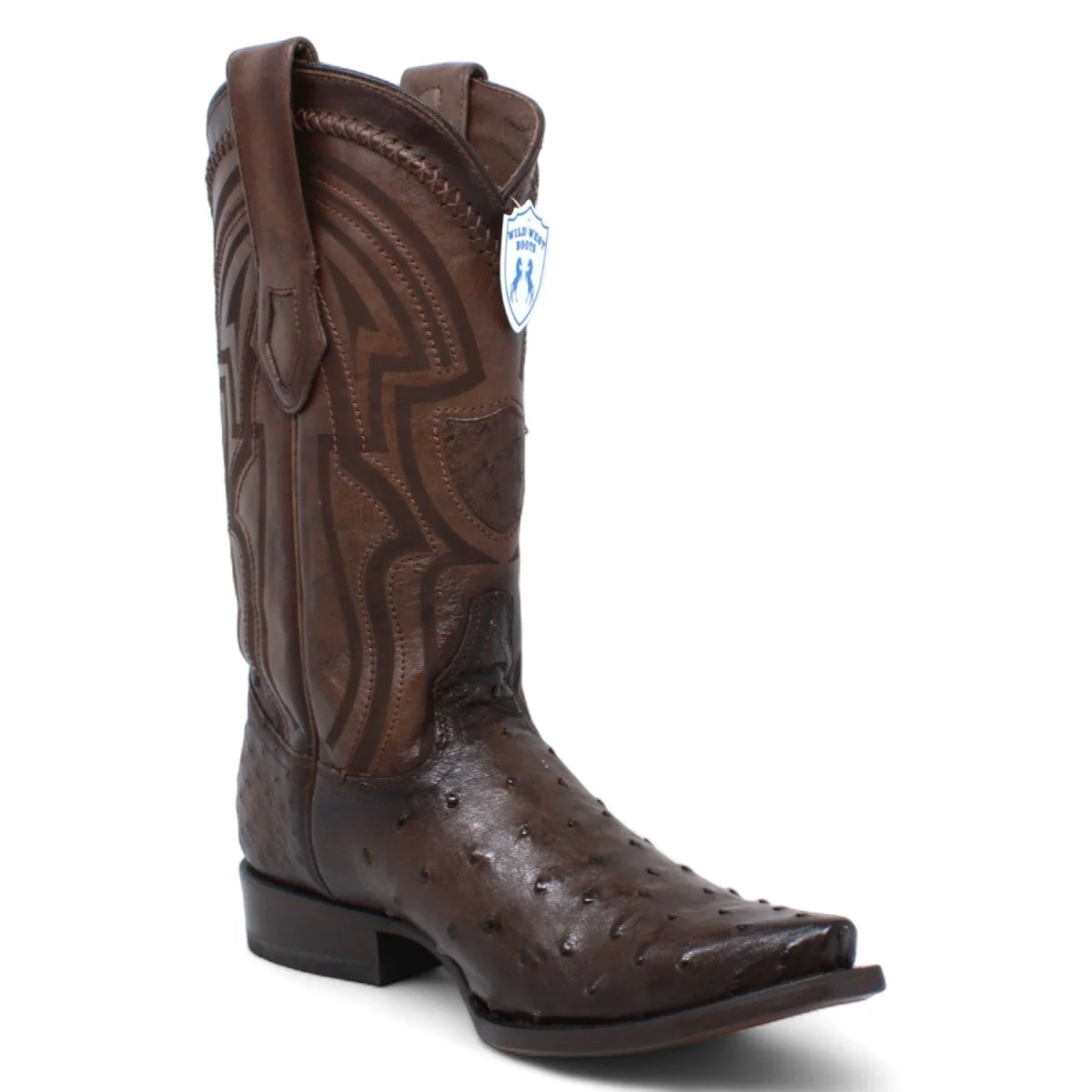 Botas de Avestruz Original Punta Recortada WW-294L0316 - Image 2