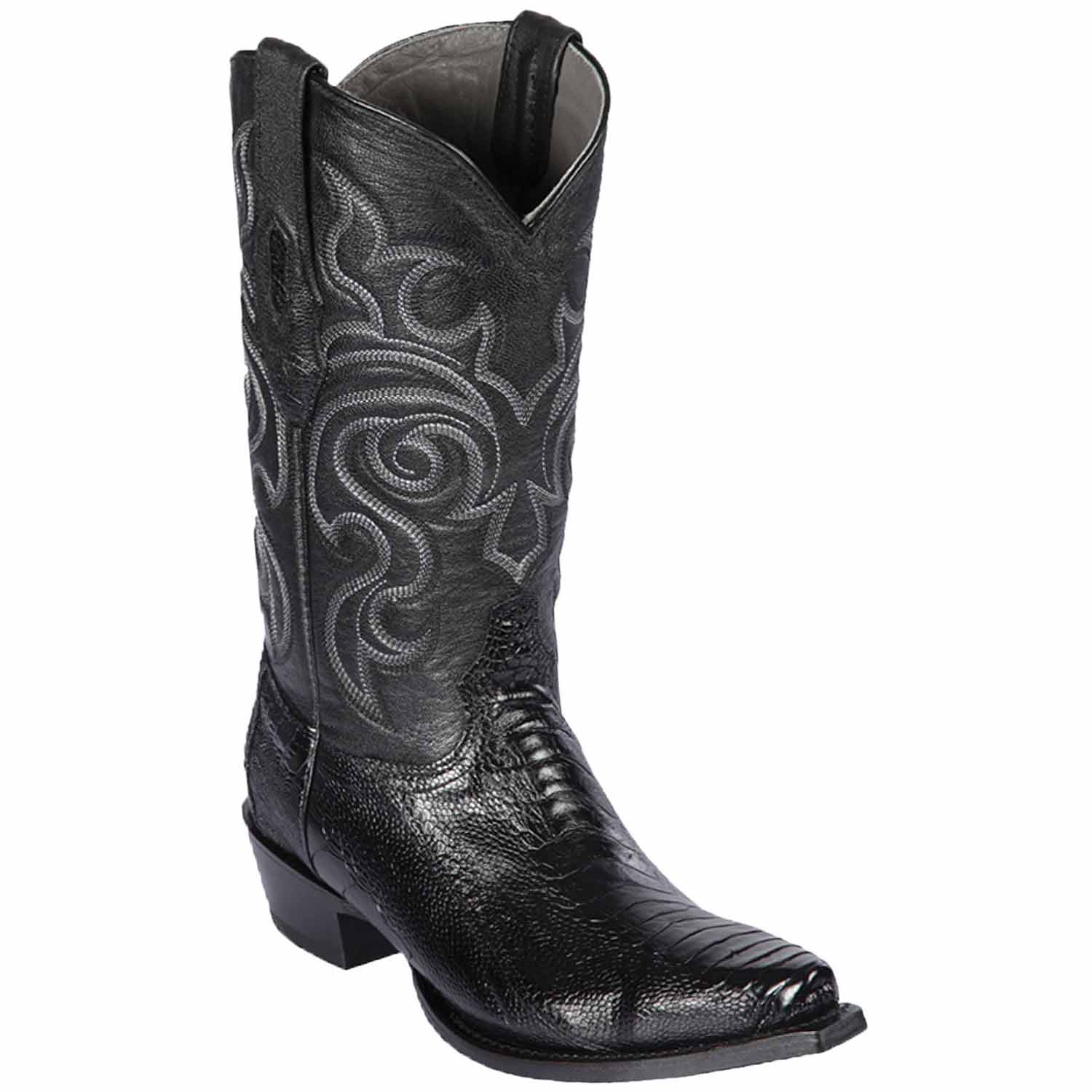 Botas de Avestruz Pata Horma Punta Recortada - Image 4
