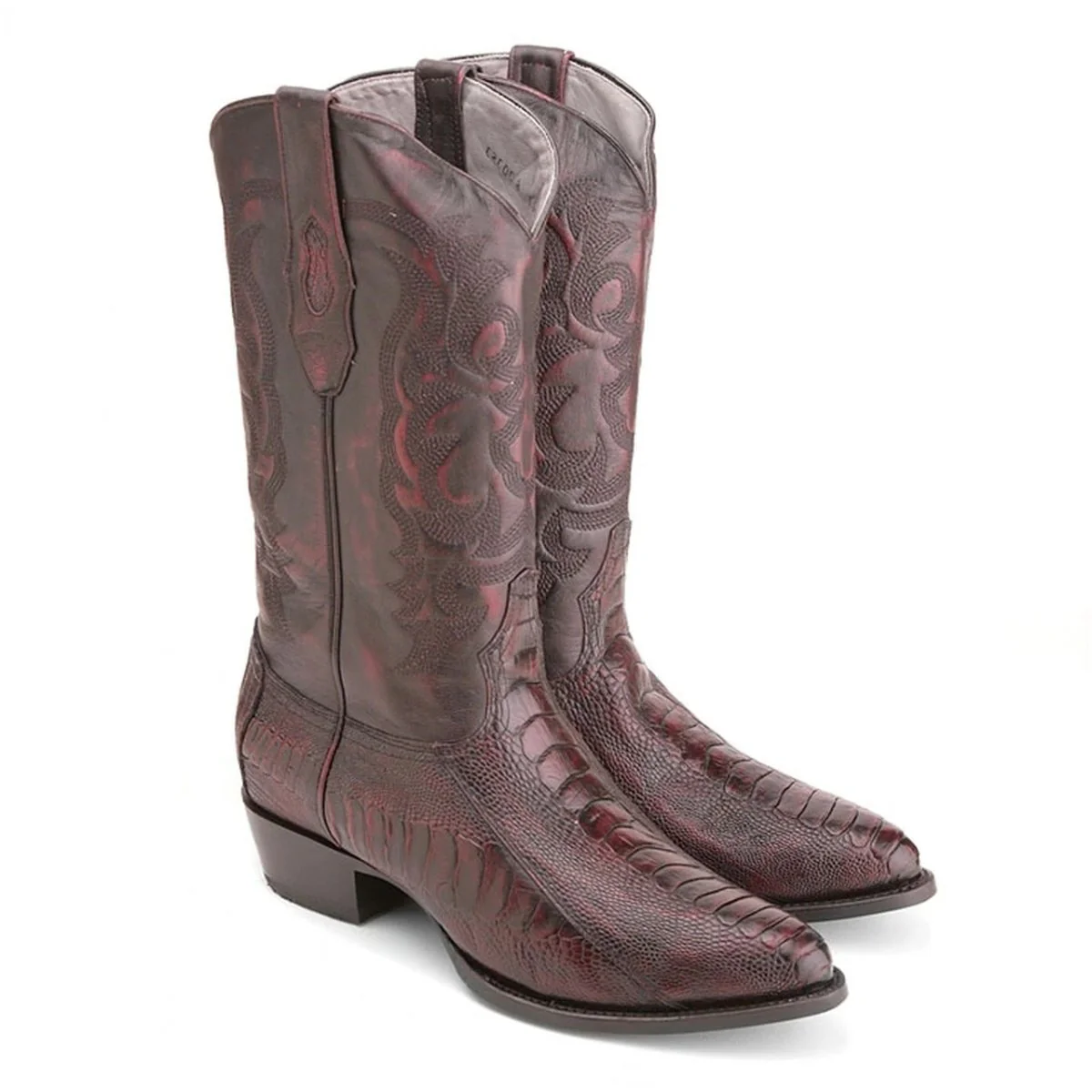 Botas de Avestruz Pata Original Horma Semi Redonda LAB-600518 - Image 2