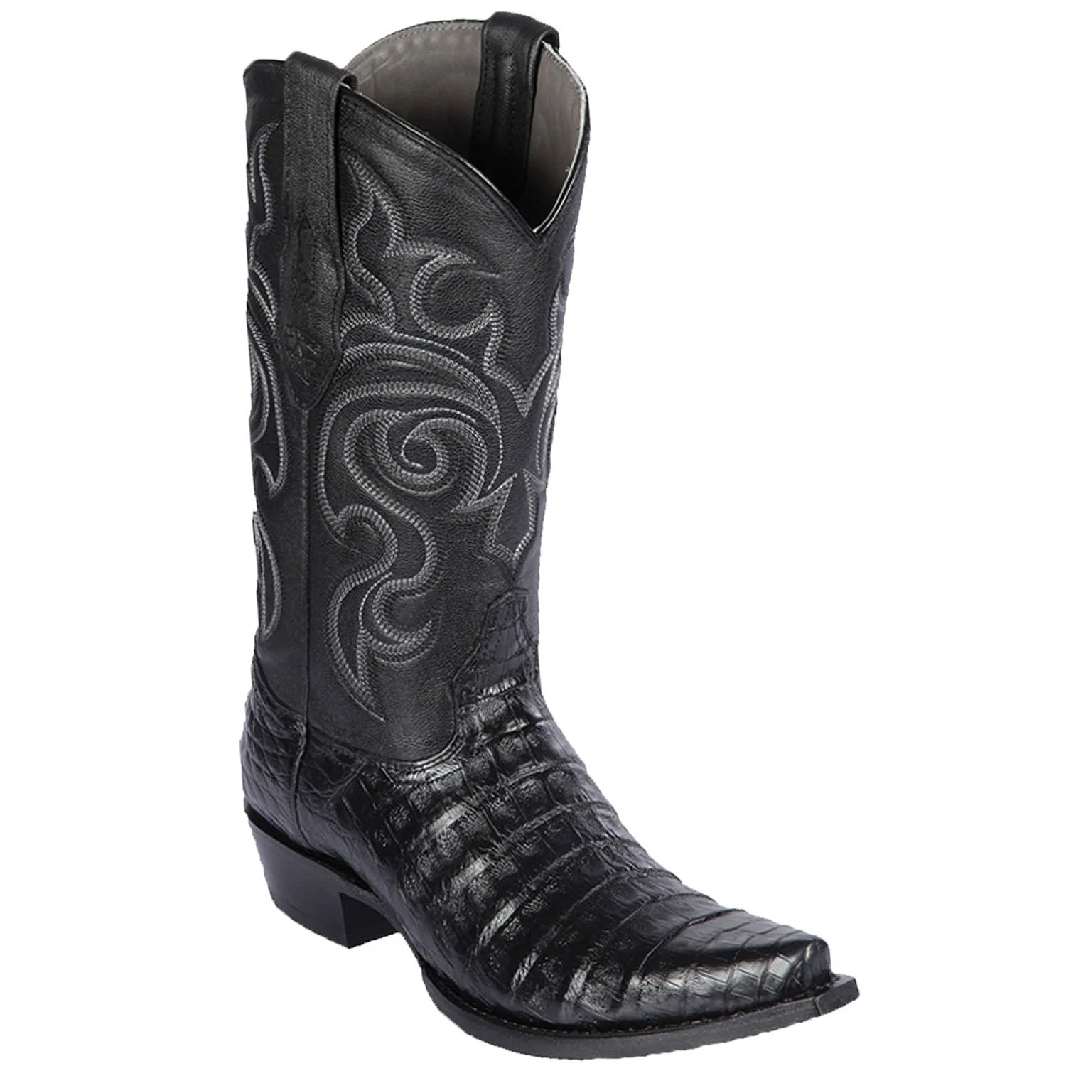 Botas de Cocodrilo Caiman Panza Punta Recortada - Image 2