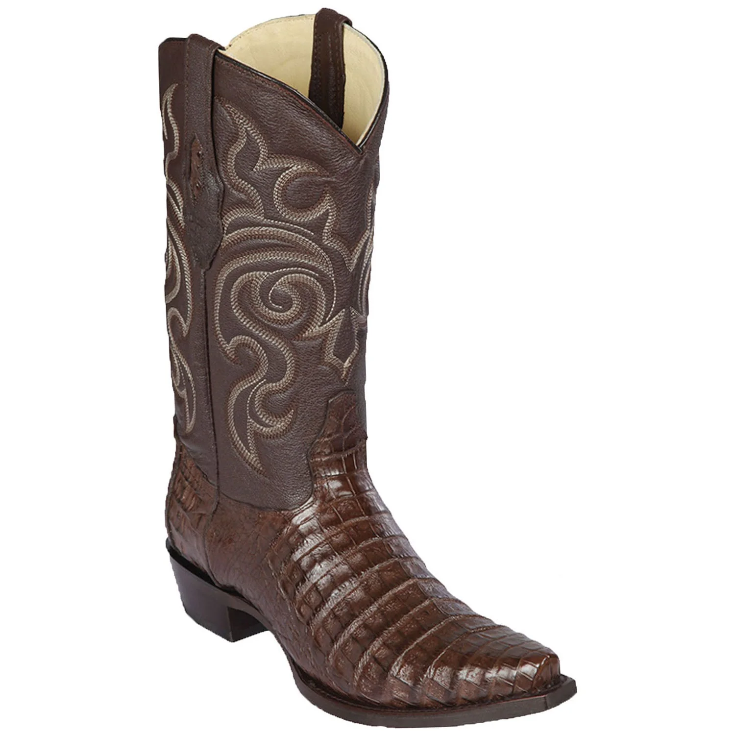 Botas de Cocodrilo Caiman Panza Punta Recortada - Image 3