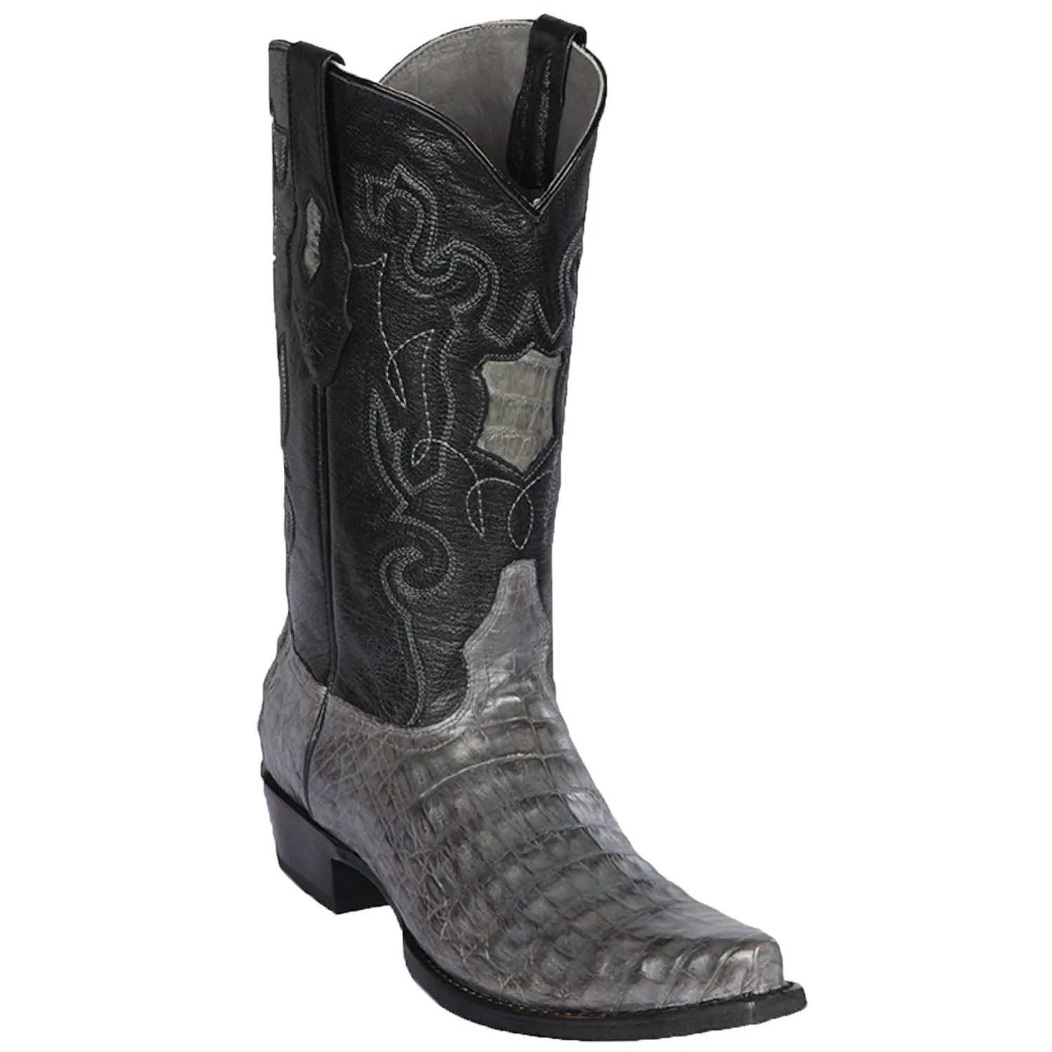 Botas de Cocodrilo Caiman Panza Punta Recortada - Image 4