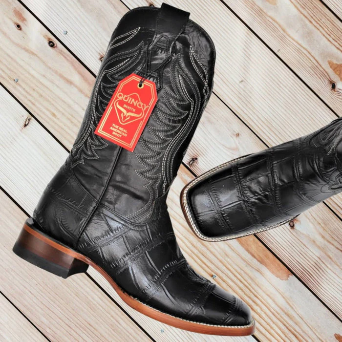 Botas de Cocodrilo Grabado Horma Rodeo Cuadrada - Image 7