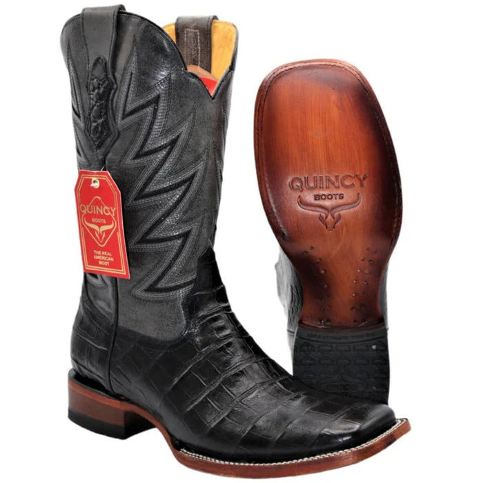 Botas de Cocodrilo Grabado Horma Rodeo Cuadrada - Image 2