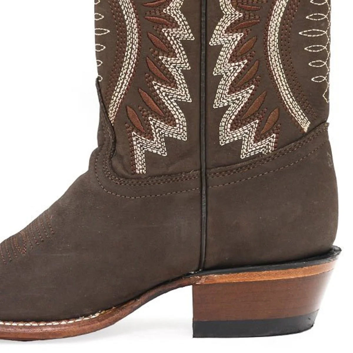 Botas de Cuero Crazy en Horma Dubai para Dama Color Cafe - Image 2