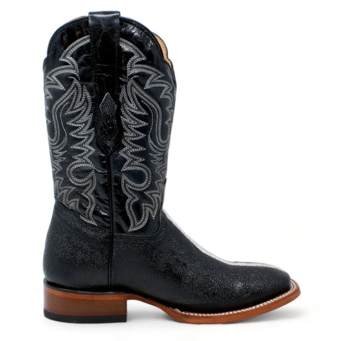 Botas de Mantarraya PC Grabada Horma Rodeo Cuadrada - Image 2