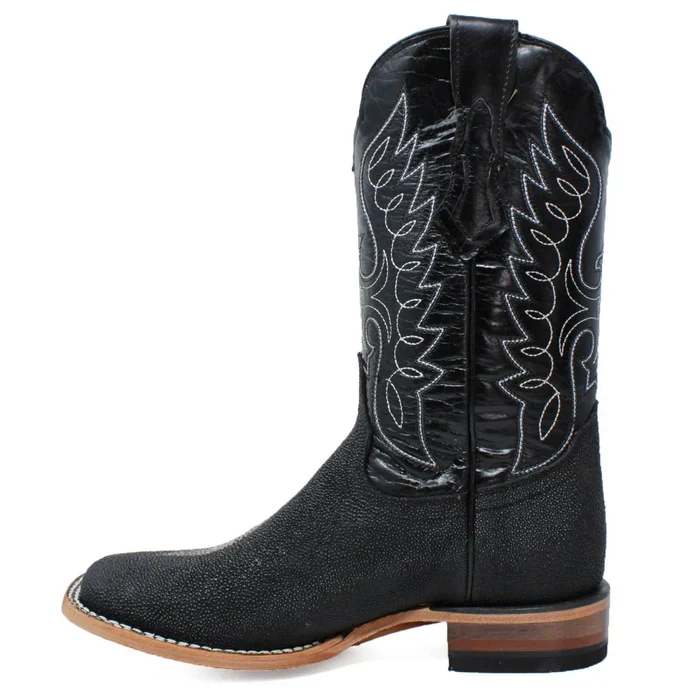 Botas de Mantarraya PS Grabada Horma Rodeo Cuadrada - Image 4