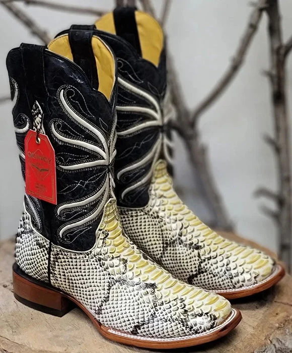 Botas de Piton Grabado Horma Rodeo Cuadrada - Image 2