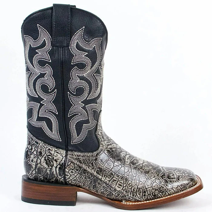 Botas de Tortuga Grabada Horma Rodeo Cuadrada - Image 2