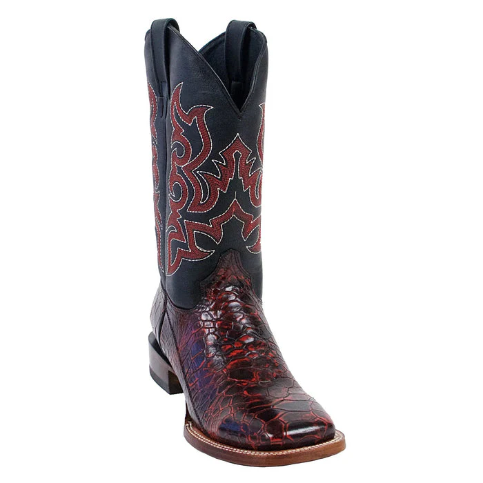 Botas de Tortuga Grabada Horma Rodeo Cuadrada - Image 2
