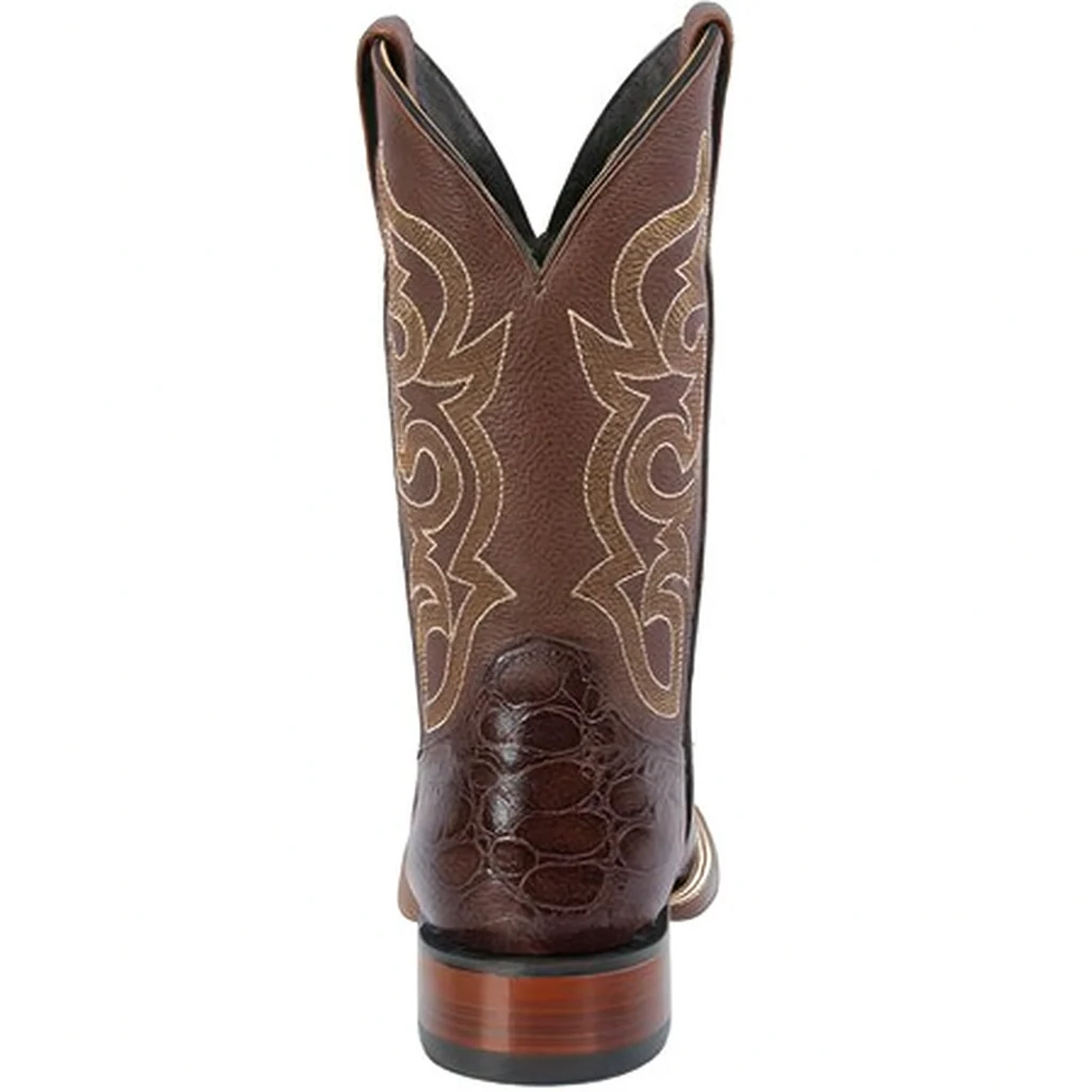 Botas de Tortuga Grabada Horma Rodeo Cuadrada - Image 3