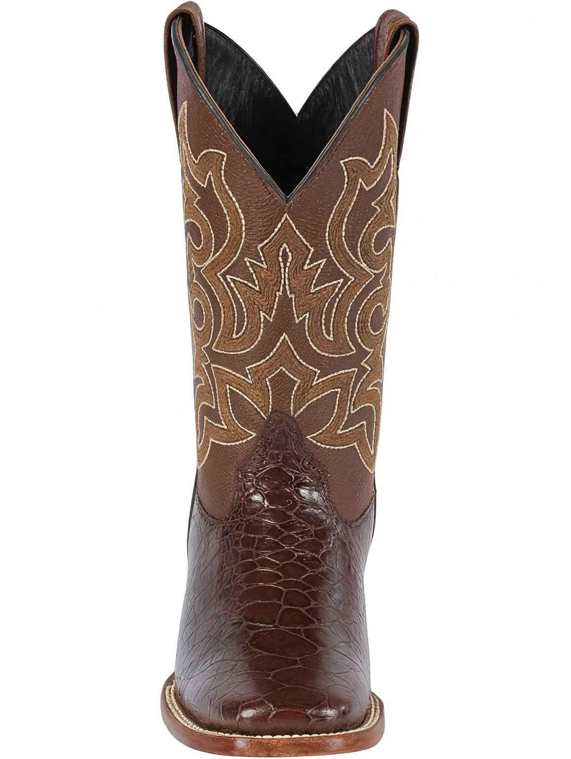 Botas de Tortuga Grabada Horma Rodeo Cuadrada - Image 5