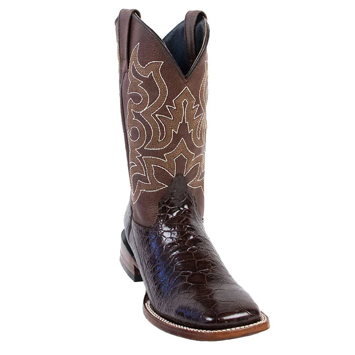 Botas de Tortuga Grabada Horma Rodeo Cuadrada - Image 6