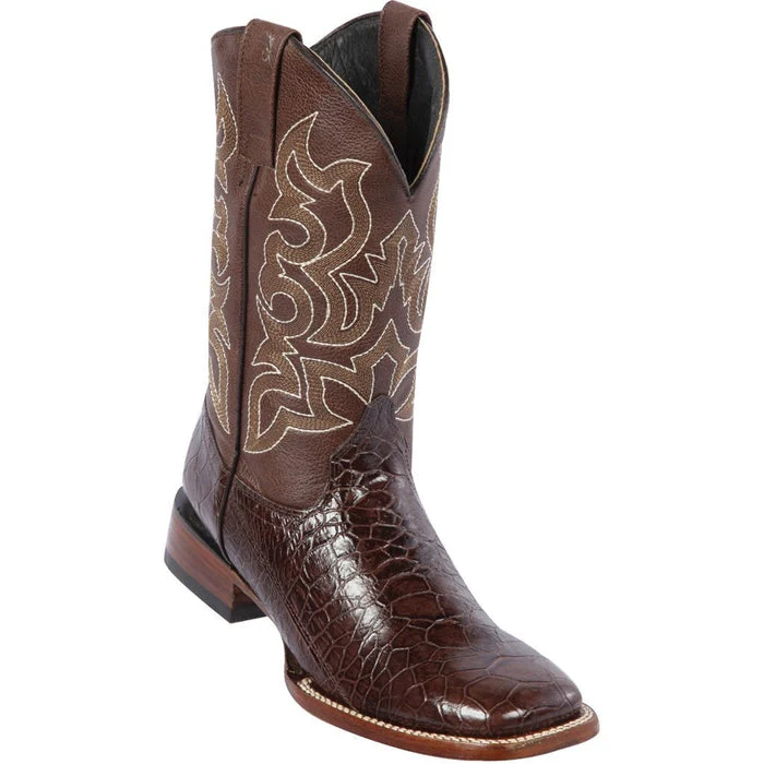 Botas de Tortuga Grabada Horma Rodeo Cuadrada - Image 7
