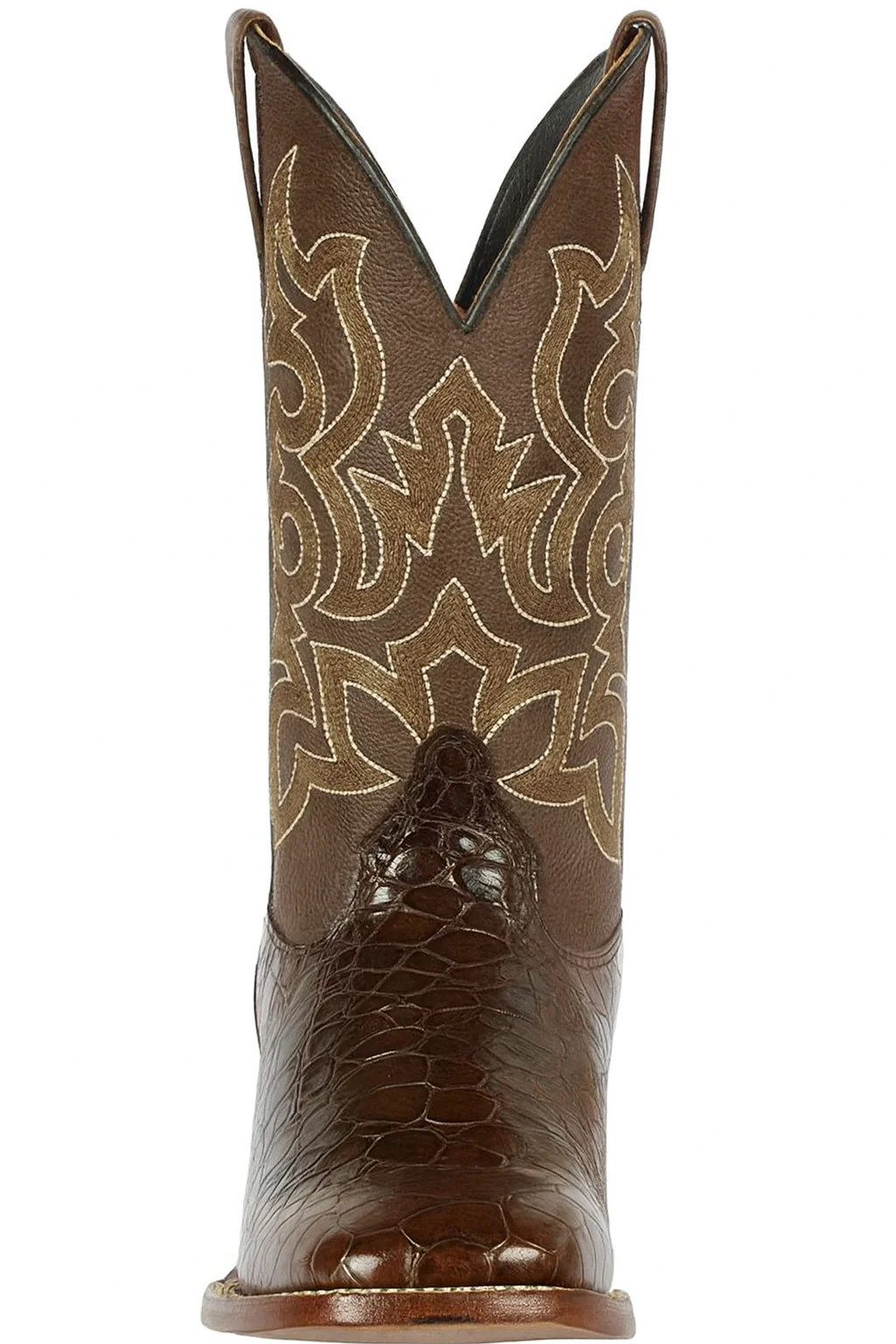 Botas de Tortuga Grabada Horma Rodeo Cuadrada - Image 3