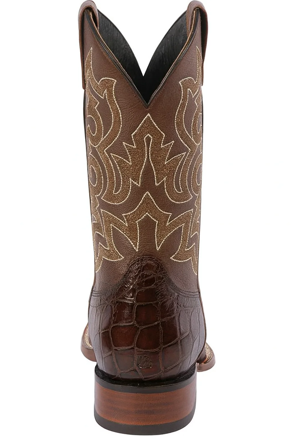 Botas de Tortuga Grabada Horma Rodeo Cuadrada - Image 4