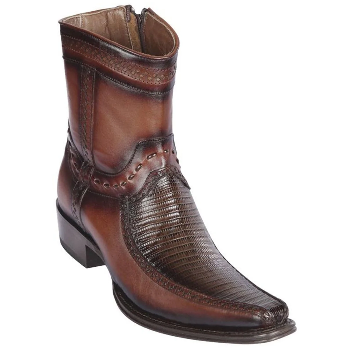 Botas de Armadillo (Teju) con Venado Punta Europea LAB-76BF0716