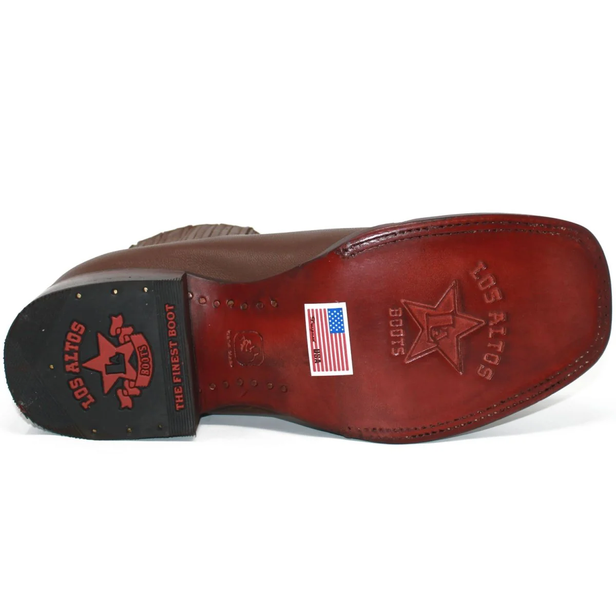 Botines Charros Punta Cuadrada Los Altos Boots LAB-82B8307 - Image 6