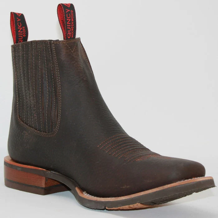 Botines Charros Quincy con Punta Cuadrada y Suela de Hule - Image 3