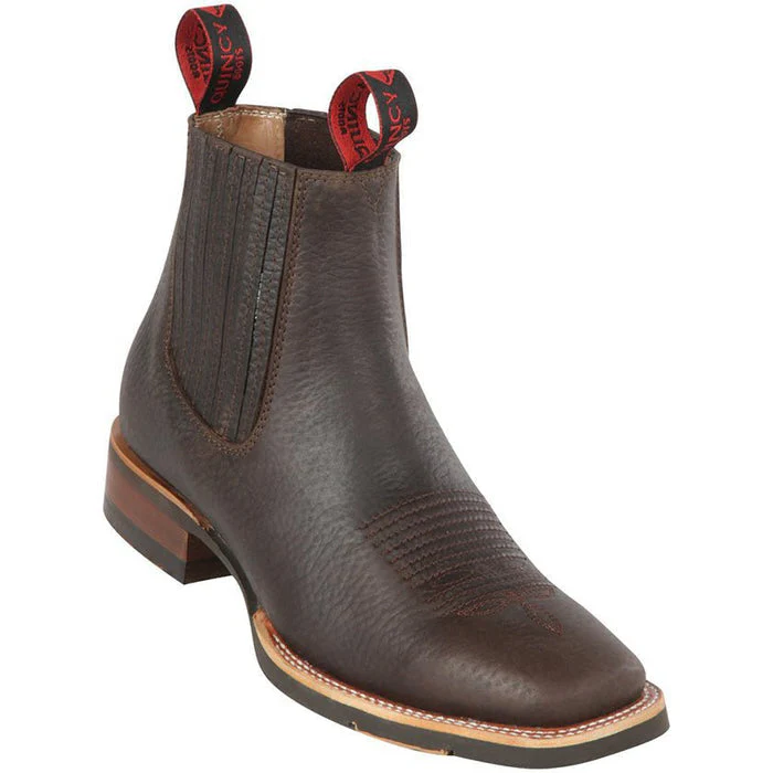 Botines Charros Quincy con Punta Cuadrada y Suela de Hule - Image 4