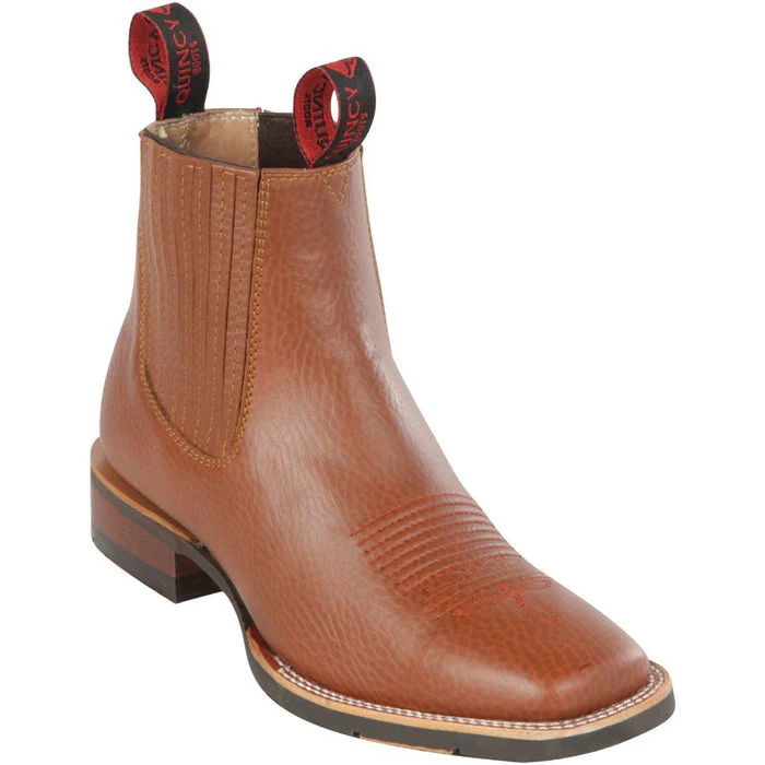 Botin Charro Quincy con Punta Cuadrada y Suela de Hule - Image 3