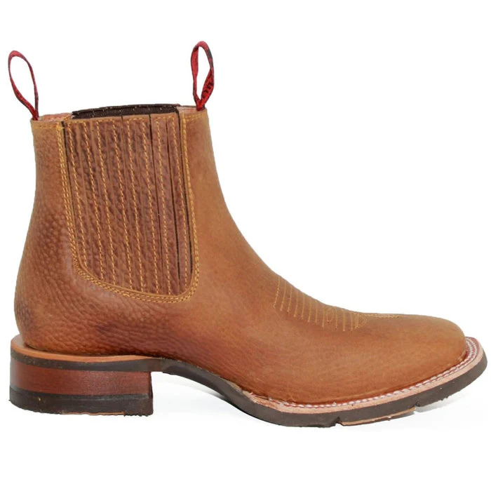 Botines Charros Quincy con Punta Cuadrada y Suela de Hule - Image 6