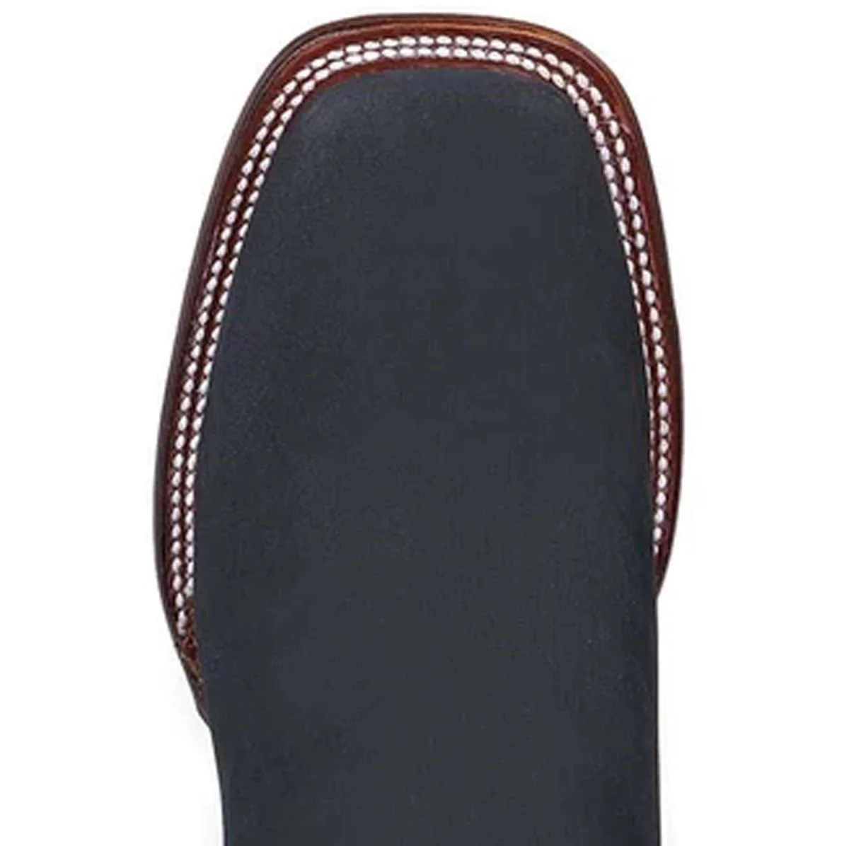 Botines Charros de Gamuza Punta Cuadrada para Mujer Color Negro LAB-32B6305 - Image 7